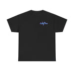 Bloody Shark Oval Picture No Shark Shadow Design  T-shirt | Men's Tee | Ocean Fantasy Tee