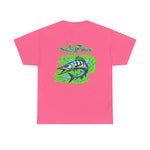 Barracuda5 Neon Green Design  T-Shirt | Men's Tee | Ocean Fantasy Tee