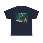 Bloody Shark Design  T-shirt  | Men's Tee | Ocean Fantasy Tee