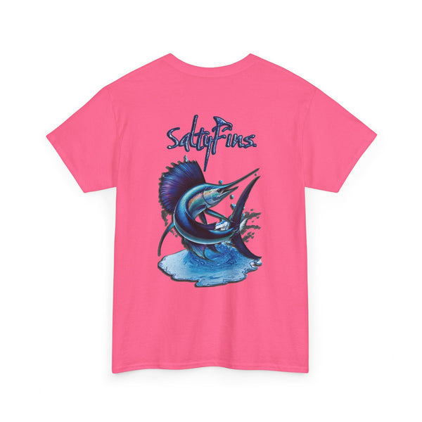 New Marlin with Logo Design | Men's Tee | Ocean Fantasy Tee