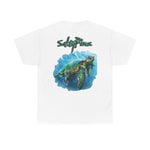 Salty Fins Sea Turtle Design  T-Shirt | Men's Tee | Ocean Fantasy Tee