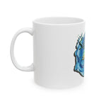 Mahi In Bubble  Salt Life Tuna Ceramic Mug — Fishing Coffee Cup (11oz & 15oz)