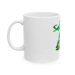Salt Fins Ceramic Mug — Mahi Mahi Fishing Coffee Cup (11oz & 15oz)