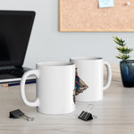 Sailfish Pirate Ship Ceramic Mug — Colorful Sailfish Nautical Coffee Cup (11oz & 15oz)