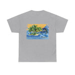 Island Marlin Sunset Design  | Men's Tee | Ocean Fantasy Tee