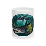 Sharkfin Ceramic Mug – Underwater Shark Scene Coffee Cup (11oz & 15oz)