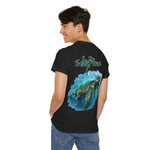 Salty Fins Sea Turtle Design  T-Shirt | Men's Tee | Ocean Fantasy Tee