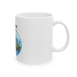 Underwater Barracuda Bubble Ceramic Mug, (11oz, 15oz)