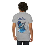 New Marlin with Logo Design | Men's Tee | Ocean Fantasy Tee
