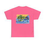 Island Marlin Sunset Design  | Men's Tee | Ocean Fantasy Tee