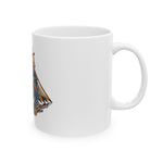 Sailfish Pirate Ship Ceramic Mug — Colorful Sailfish Nautical Coffee Cup (11oz & 15oz)