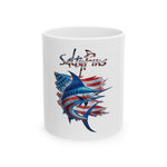 Salt of Fins American Marlin Ceramic Mug (11oz & 15oz)