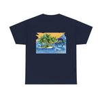 Island Marlin Sunset Design  | Men's Tee | Ocean Fantasy Tee