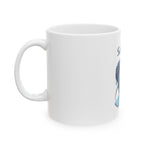 New Marlin With Logo Design White Or Light Shirt Only Ready To Sell Ceramic Mug, (11oz, 15oz)