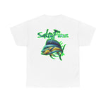 Mahi with Logo Design  T-Shirt | Men's Tee | Ocean Fantasy Tee