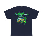 Mahi with Logo Design  T-Shirt | Men's Tee | Ocean Fantasy Tee